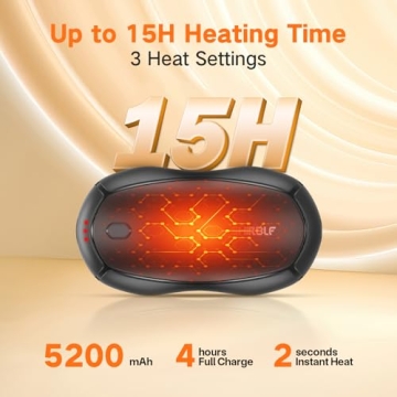 Rechargeable Hand Warmers 2 Pack for Winter Comfort