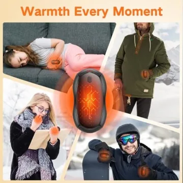 Rechargeable Hand Warmers 2 Pack for Winter Comfort