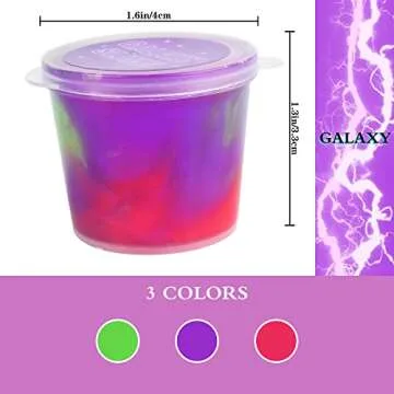 Jajskuwa Galaxy Slime Putty 25 Pack Fun for Kids