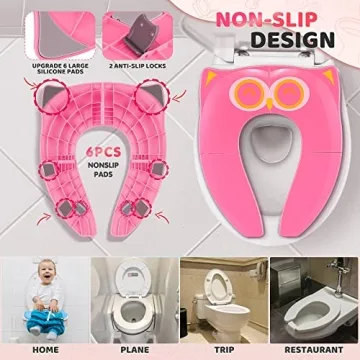 Gimars Portable Travel Potty Seat for Toddlers and Kids