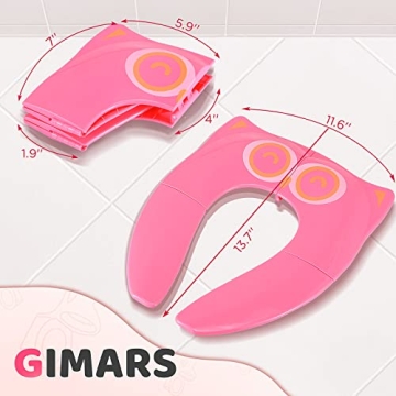 Gimars Portable Travel Potty Seat for Toddlers and Kids