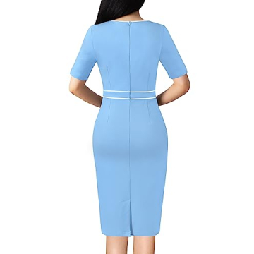 VFSHOW Womens Professional Work Dress for Office and Parties