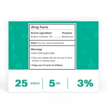 BASE LABORATORIES Saline Solution for Nebulizers - 25 Vials