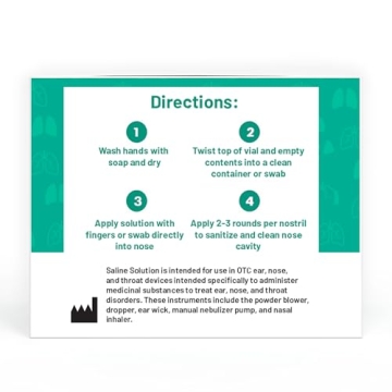 BASE LABORATORIES Saline Solution for Nebulizers - 25 Vials