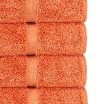 Chakir Turkish Linens Luxury Spa and Hotel Quality Premium Turkish Cotton 6-Piece Towel Set (2 x Bath Towels, 2 x Hand Towels, 2 x Washcloths)