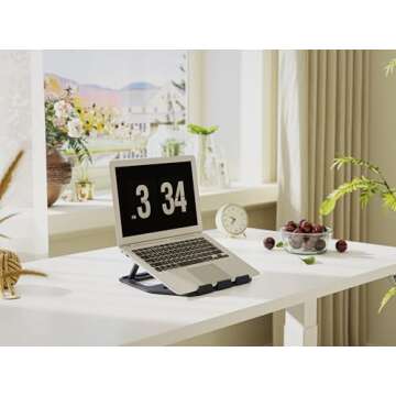 Amazon Basics Aluminum Portable Laptop Stand 13"