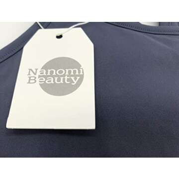 Nanomi Beauty Women Removable Padded Sports Bras Workout Running Yoga Tank Tops(Lilac-Grey,Medium)