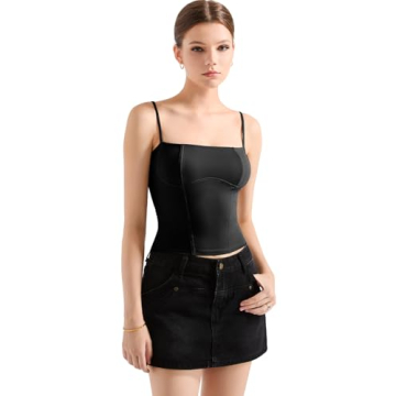 Stylish SUUKSESS Bustier Tank Tops for Y2K Fashion Lovers