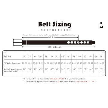 Miloride Genuine Black Leather Dress Belt for Formal or Casual