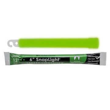 Cyalume Premium Green Glow Sticks - 12 Hour Emergency Light