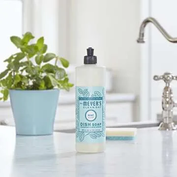 MRS. MEYER'S Mint Liquid Dish Soap - Eco-friendly Clean
