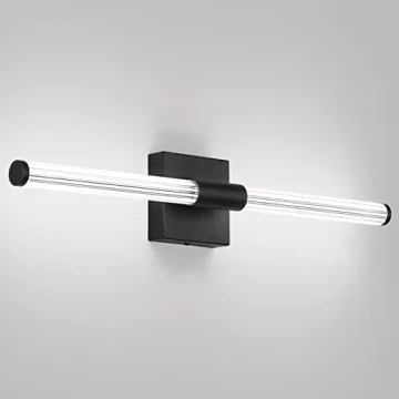 Aoceley Black LED Bathroom Vanity Lights - Modern Elegance 23.6 inch
