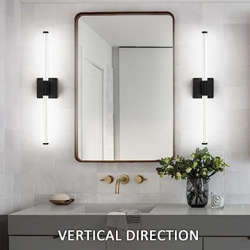 Modern Black LED Bathroom Vanity Lights for Style & Efficiency
