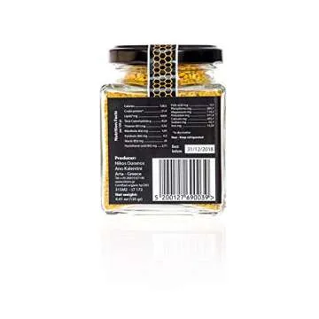 Wild Raw Organic Superfood Greek Bee Pollen Unheated Untreated - Hand Collected in the Arta Mountains of Greece (SHIPS FROM OUR FREEZER) (125 grams)