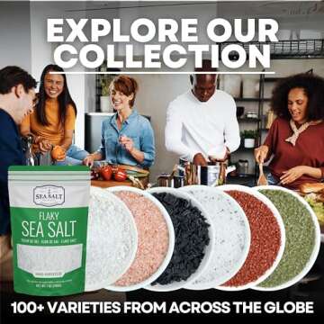 Mineral-Rich Sea Salt for Grinder Refill, Non-Iodized