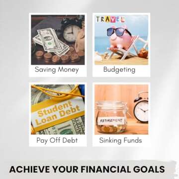 LINTRU Budget Binder with Zipper Envelopes, Budget Book with Cash Envelopes, Premium Pu Leather A6 Binder with Expense Budget Sheets and Stickers, Savings Binder for Budgeting (Pink)