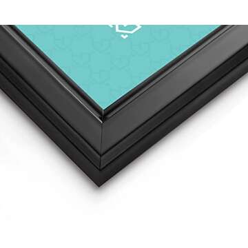 LaVie Home 8x10 Picture Frames (6 Pack, Black) Simple Designed Photo Frame with High Definition Glass for Wall Mount & Table Top Display, Set of 6 Classic Collection