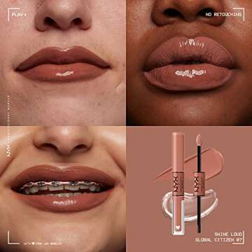 Long-Lasting Lipstick with High-Shine Gloss - NYX