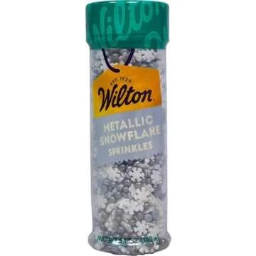 Sprinkles Mix-Christmas Pearlized Snowflakes