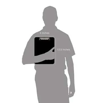 Trade Quest Plastic Clipboard - Durable & Stylish 6-Pack