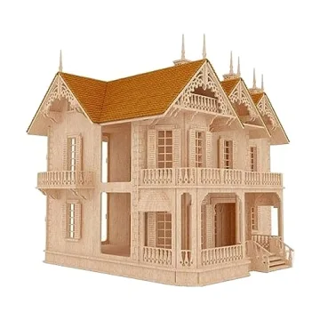 Victorian Gothic Mansion 3D Puzzle – Enchanting Wooden Model Kit