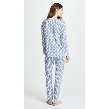Roller Rabbit Women's Hathi PJ Set, Blue, S