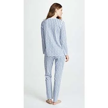 Roller Rabbit Women's Hathi PJ Set, Blue, S