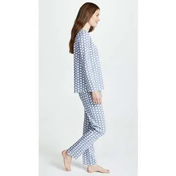 Roller Rabbit Women's Hathi PJ Set, Blue, S