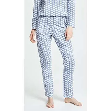 Roller Rabbit Women's Hathi PJ Set, Blue, S