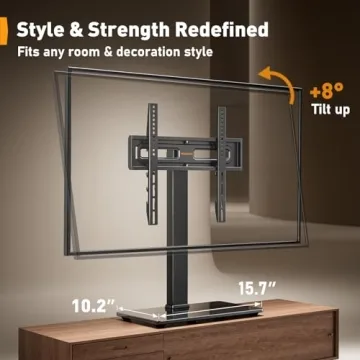 Universal TV Stand for 32-70 inch TVs with Tilt