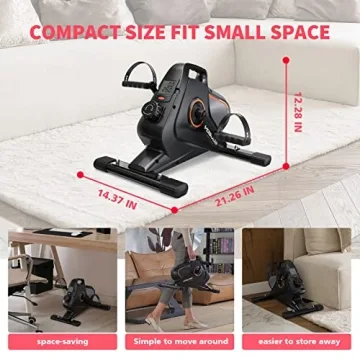 YOSUDA Under Desk Bike Pedal Exerciser for Fit Lifestyles