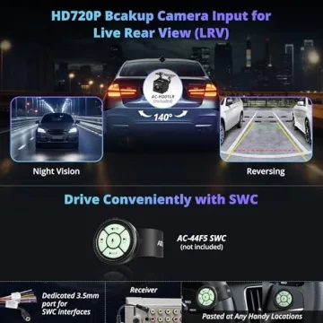 7" Double Din Car Stereo with Backup Camera