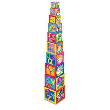 Learning Journey International LLC Play & Learn - Stacking Cubes - STEM Toddler Toys & Gifts for Boy...