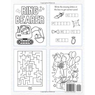 Creative Ring Bearer Coloring Book: Fun Activities for Kids