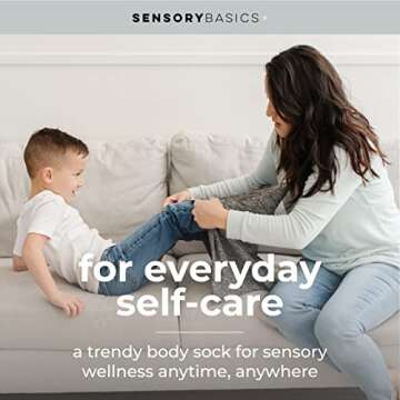 Sensory Basics Body Sock - for Sensory Kids - Sensory Sock for Kids - Compression Body Sack - Sensor...