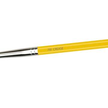 Bdellium Tools Professional Makeup Brush - Studio Series 781 Crease - With Mix of Soft Synthetic & Natural Fibers, For Eye Crease (Yellow, 1pc)