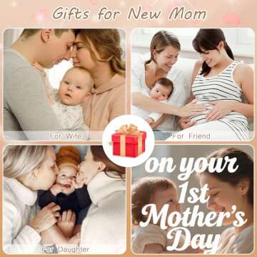 SmileBelle Mama Necklace for New Moms, Perfect Gift