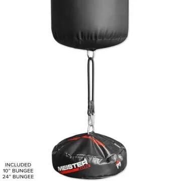 Meister Anker Double-End Boxing Heavy Bag Floor Anchor w/Bungees