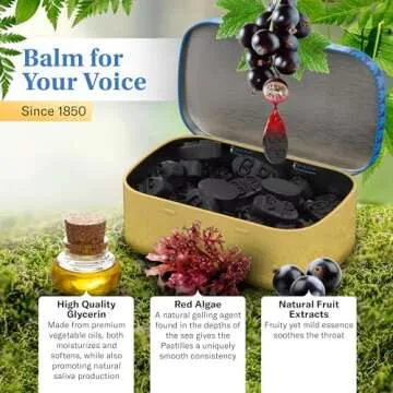 Grether's Blackcurrant Pastilles for Soothing Throat Relief