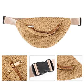 Stylish Straw Crossbody Sling Bag for Women