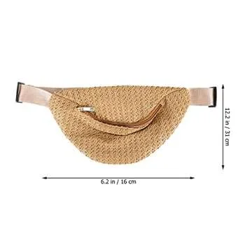 Stylish Straw Crossbody Sling Bag for Women