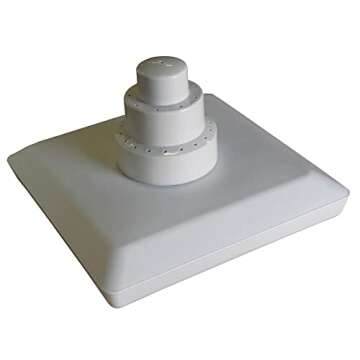 Aqua Select Floating Outdoor Pool Fountain | Adjustable Height Up to 16' Feet | Decorative Three Tier Grecian Fountain | for Above Ground or Inground Swimming Pools | Easy to Install | White