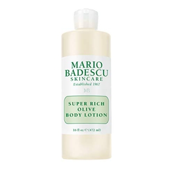Mario Badescu Super Rich Olive Body Lotion - Non-Greasy Moisturizer for Dry Skin, 16 Fl Oz