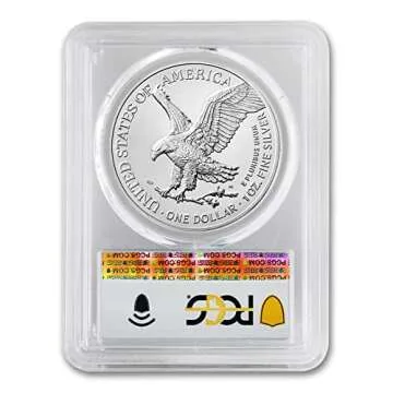 2023 (W) 1 oz American Silver Eagle Coin MS-70 (First Strike - Struck at The West Point Mint) $1 PCGS MS70