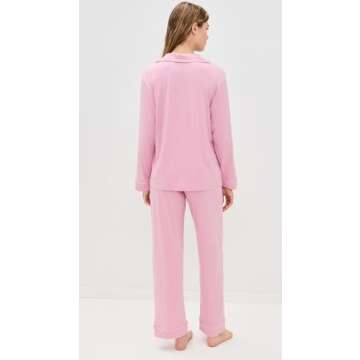 Eberjey Gisele Classic Women's Pajama Set | Long Sleeve Shirt + Long Pants