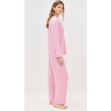 Eberjey Gisele Classic Women's Pajama Set | Long Sleeve Shirt + Long Pants