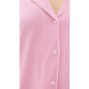 Eberjey Gisele Classic Women's Pajama Set | Long Sleeve Shirt + Long Pants