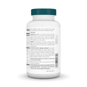 Source Naturals Wellness Children's Immune Chewable, Great-Tasting Defense Complex, Berry Flavored* - 60 Wafers