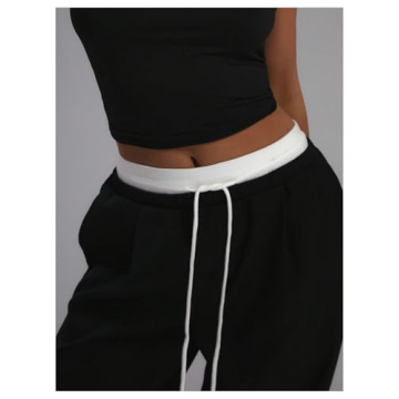 Verdusa Women's High Waist Wide Leg Pants for Office and Casual Style