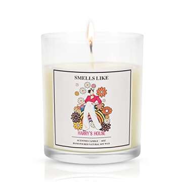 Harry's House Candle-Smells Like Harry's House Candle,Funny Harry S Merch,Music Themed Candle Gift f...